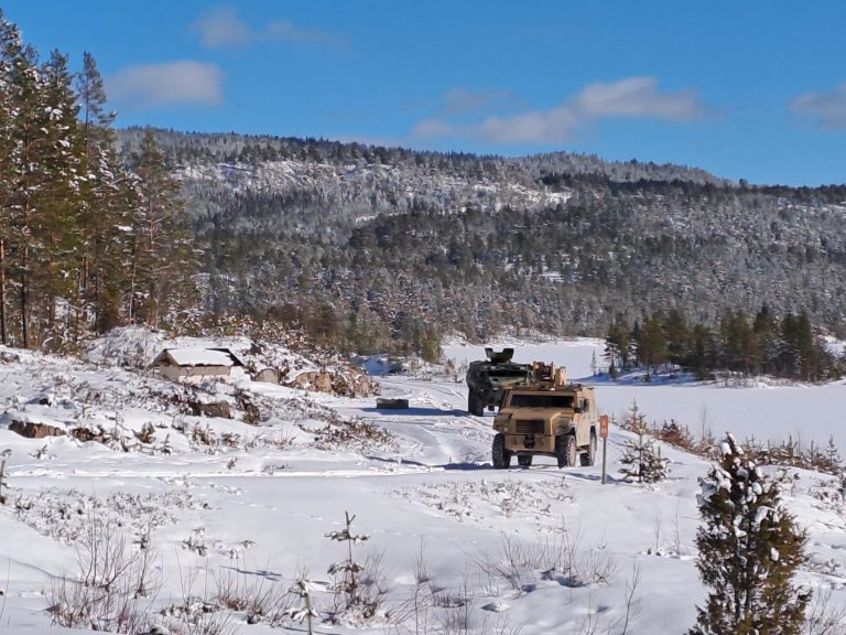 Vehicles deployed in winter conditions — Kongsberg, Norway (March 2025)