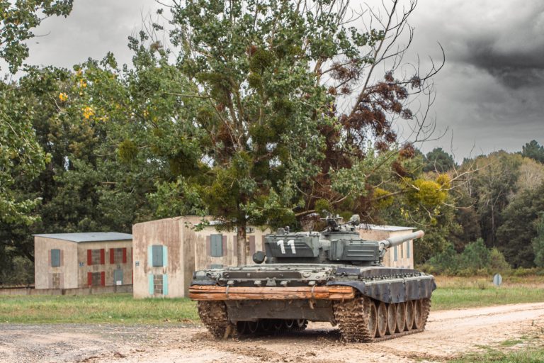Battle tank (T-72) during the first acquisition campaign — Fontevraud, France (September 2024)